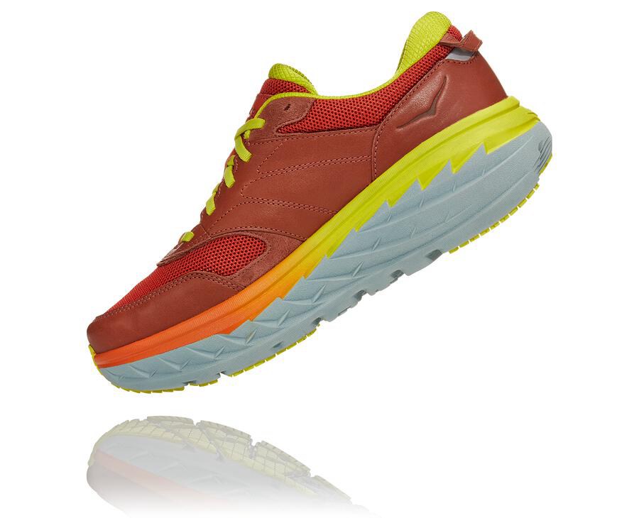 Hoka Australia One One Bondi L - Mens Running Shoes Red - GSVZY-1723